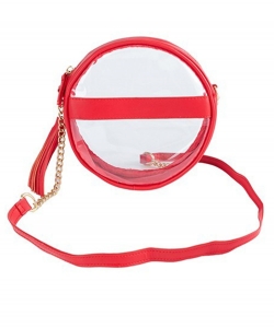 Circle Clear Crossbody BA510008 RED